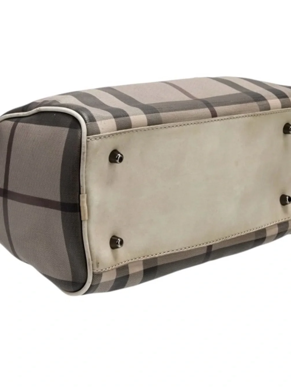 Burberry Smoked Check Chester Boston Bag